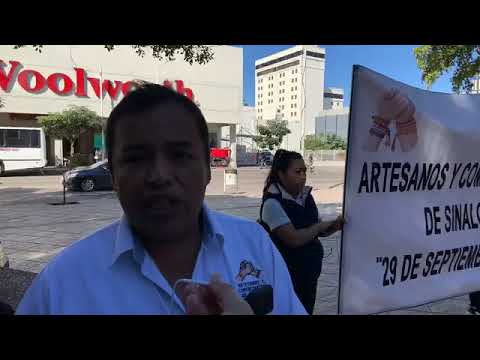 Comerciantes de Culiacán protestan contra el Ayuntamiento por aumento a tarifas