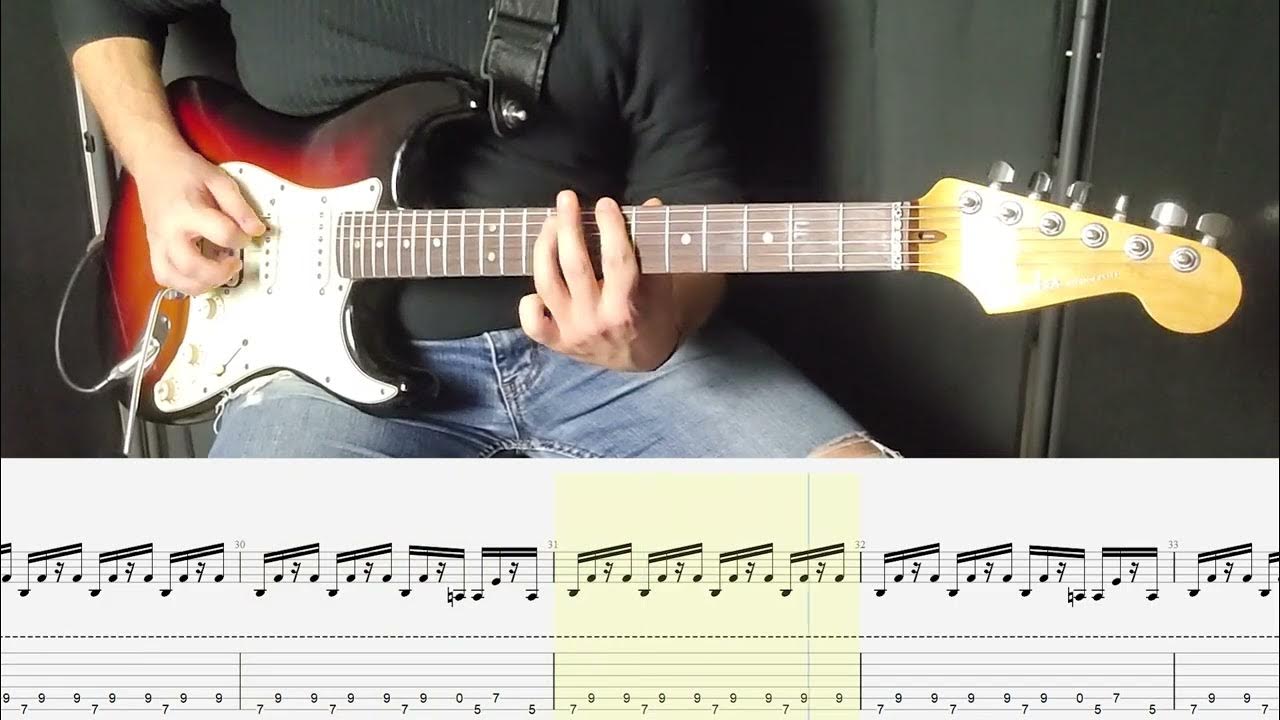 The Bangles Walk Like An Egyptian GUITAR COVER + PLAY ALONG TAB