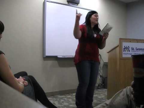 "Evening of Giving Back" Slam Poetry (warning:May Trigger)