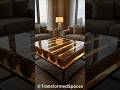 Glowing LED Log & Epoxy Coffee Table Concept | Rustic Modern Decor Ideas