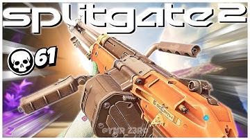 Z3ro Drops 61Kills VS 4 STACK With The BARRAGE LMG In Splitgate 2!