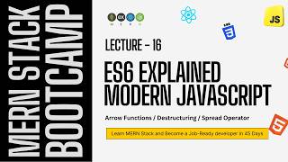 ES6 Features You Need to Know NOW | MERN Course
