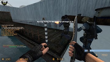 ZOMBIE ESCAPE MOD ON COUNTER-STRIKE: SOURCE, MAP: ZE_icecap, CSS