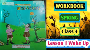 #Workbook Spring Class 4 lesson 1 Wake Up#English Workbook Lesson 1 Wake Up#Class 4 lesson 1 Wake up