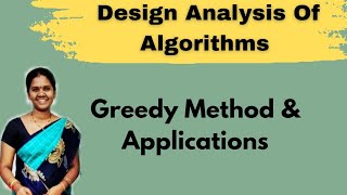 Greedy Method and Applications in DAA #trending #aiml #daa #videos #youtube #greedy #viral #students