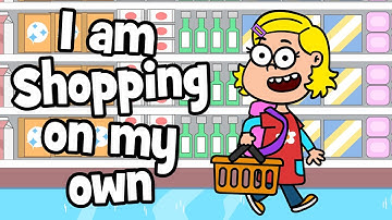 Grocery shopping children