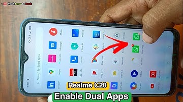 How to enable dual apps in realme c20 // Mobile me ek sath do app kaise chalaye