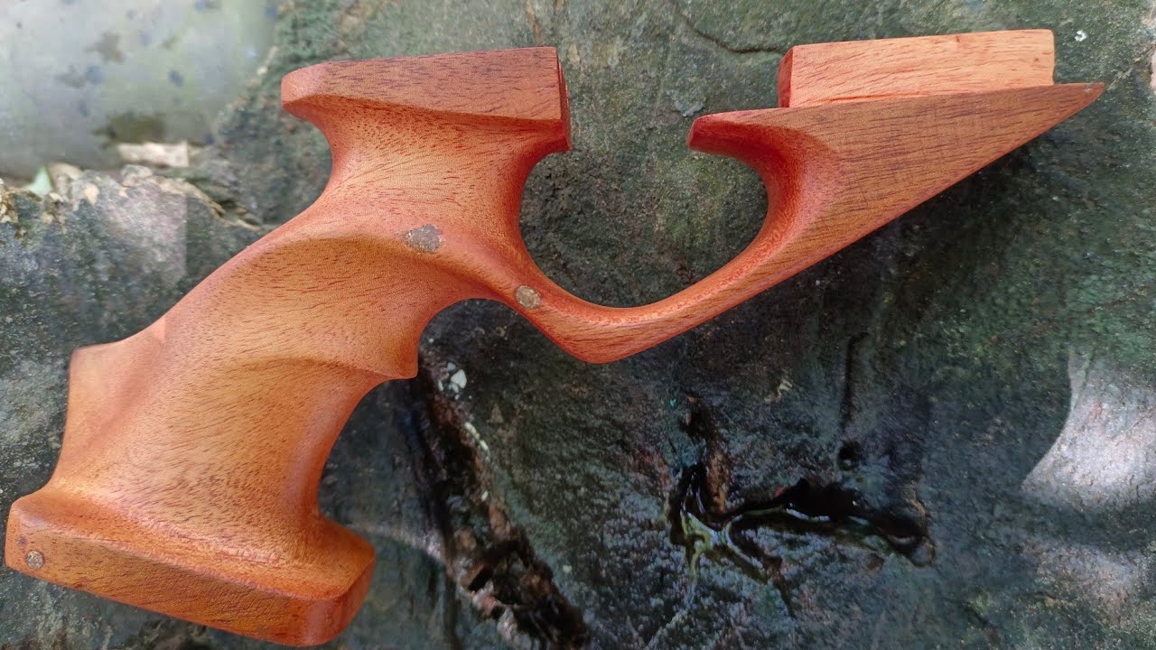 Spearfishing handle making 🇵🇭 using Old mahogany wood