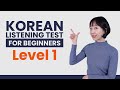 Test your korean listening  ttmik level 1