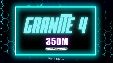 Granite 4.0-H 350M: Nano Model with Excellent Tool Calling: Run On-Device