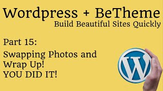 Wordpress with BeTheme - Photos and Wrap Up - Part 15 Profile