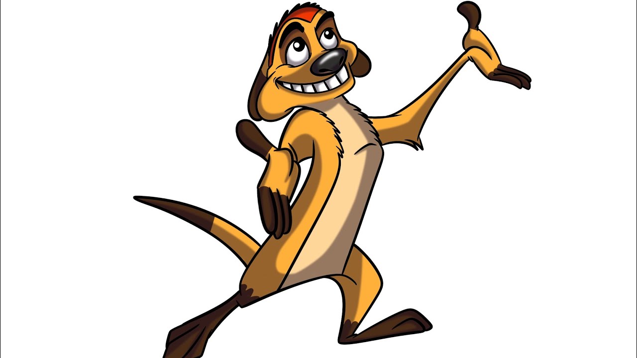 Let’s Draw Timon | How to Draw a Timon Lion King PraToons Procreate ...