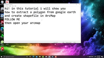 how to extract polygon form google earth and convert kml to shapefile in ArcMap