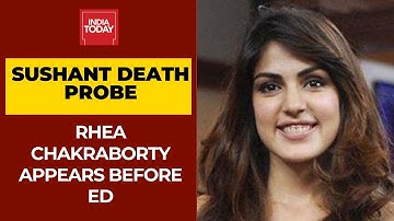 SSR Case: Rhea Chakraborty Abides To ED