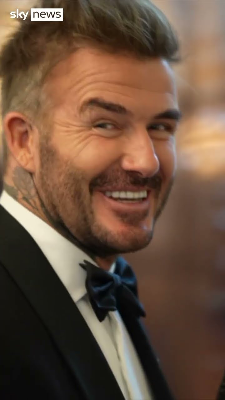 King and Queen host star-studded dinner with the Beckhams