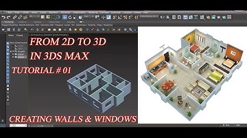 HOUSE MODELING in 3DS MAX From 2D to 3D : Tutorial #02