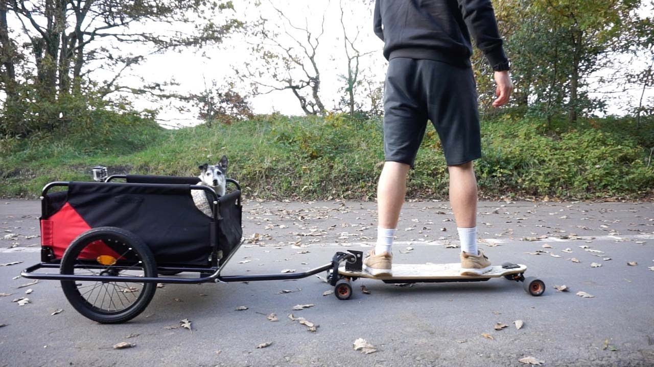 attach skateboard to stroller diy