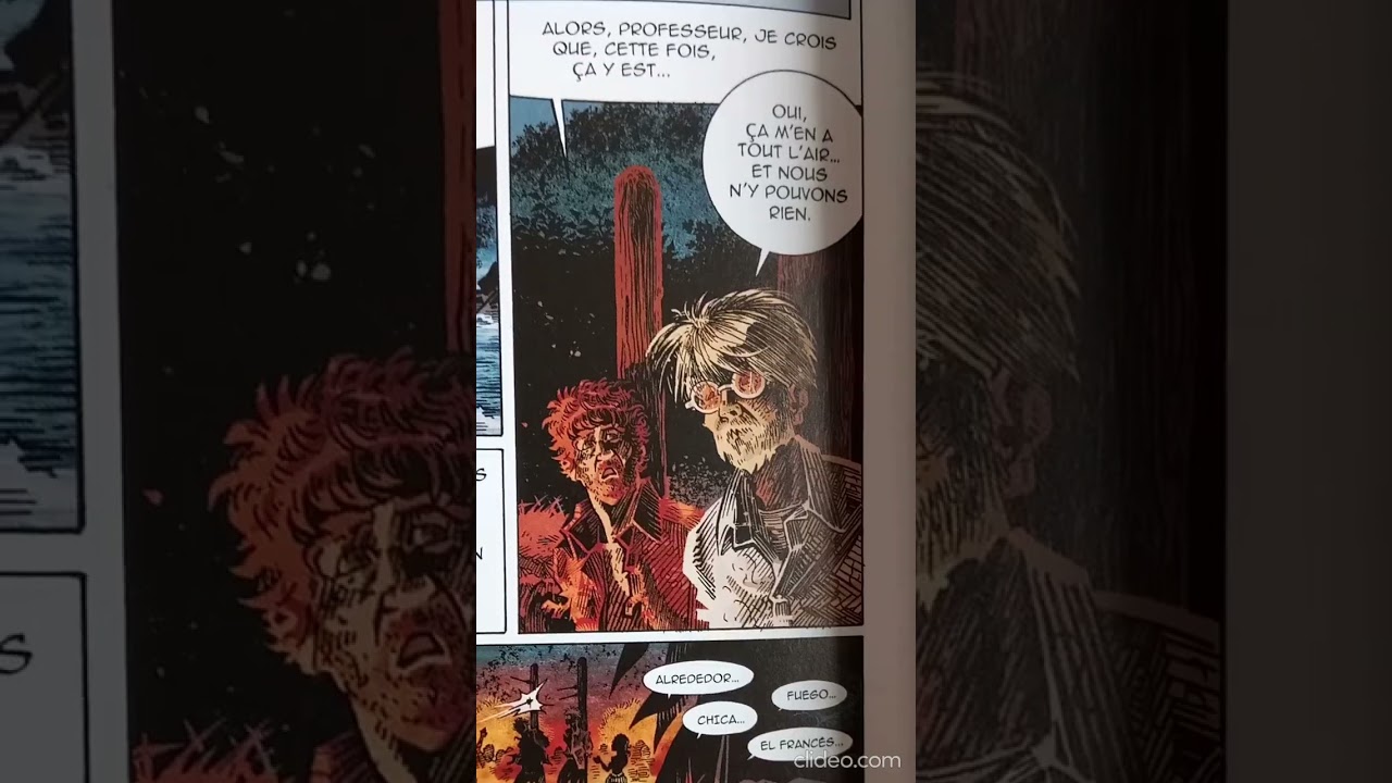 Luc Dassaut en Bande Dessinée, encrage de la page 40... De la planche originale à l'album imprimé !