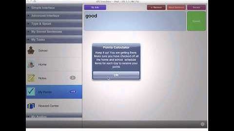 Able AAC MyTask category use & edit