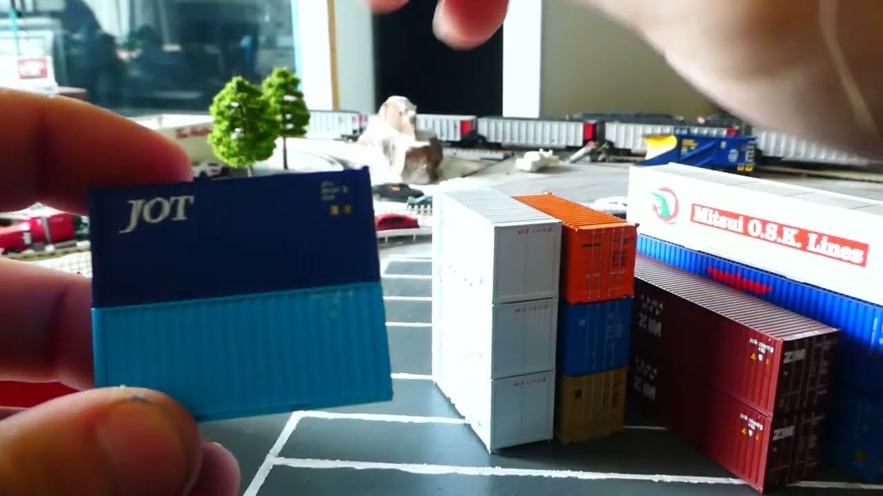 N Scale Shipping container options and comparisons