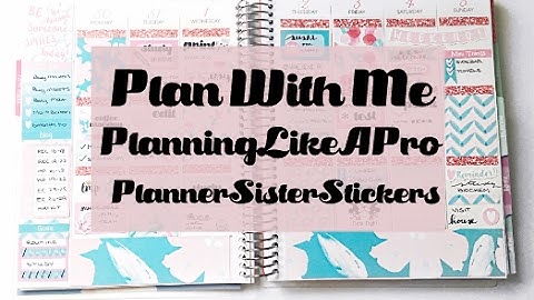 Plan As I Go PWM | Planner Sister Stickers | Recollections Planner | Planning Like A Pro