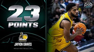Jayvon Graves (24 PTS | 23 EFF) | Player Highlights | LUD v AEK | #BasketballCL 2023-24