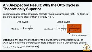 Engine Efficiency Explained: Otto vs. Diesel Cycle in 9 Minutes