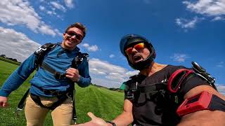 Epic First Skydive with Benjamin Action Jackson at Swoop