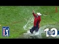 Top 10 shots from the water on the PGA TOUR