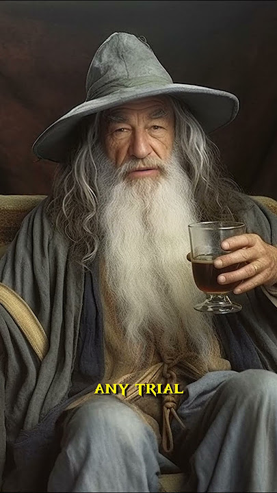Gandalf's stance on companionship 🧙 #shorts #lotr #gandalf #motivational #aiavatar