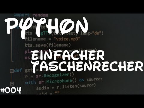 Python einfacher Taschenrechner | Python Basics #004 | HobbyloserDev