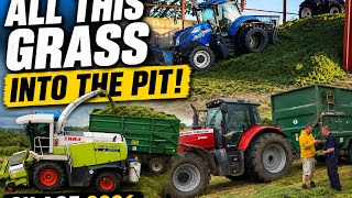  We Had ONE Day to Get ALL This Grass Into the Pit! | Silage 2026
