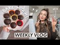 WEEKLY VLOG: What I Eat in a Week, Bake with Me & New Products!