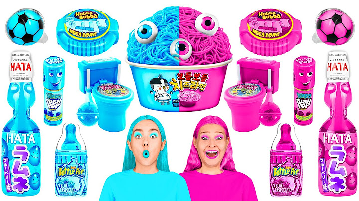 Pink Food vs Blue Food Color Challenge | Food Battle by RaPaPa Challenge