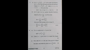 M.Sc MATHEMATICS (Analytical Number Theory)M-303 |HPU|