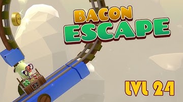 Bacon Escape Walkthrough for level 24 | IOS Gameplay for Bacon Escape