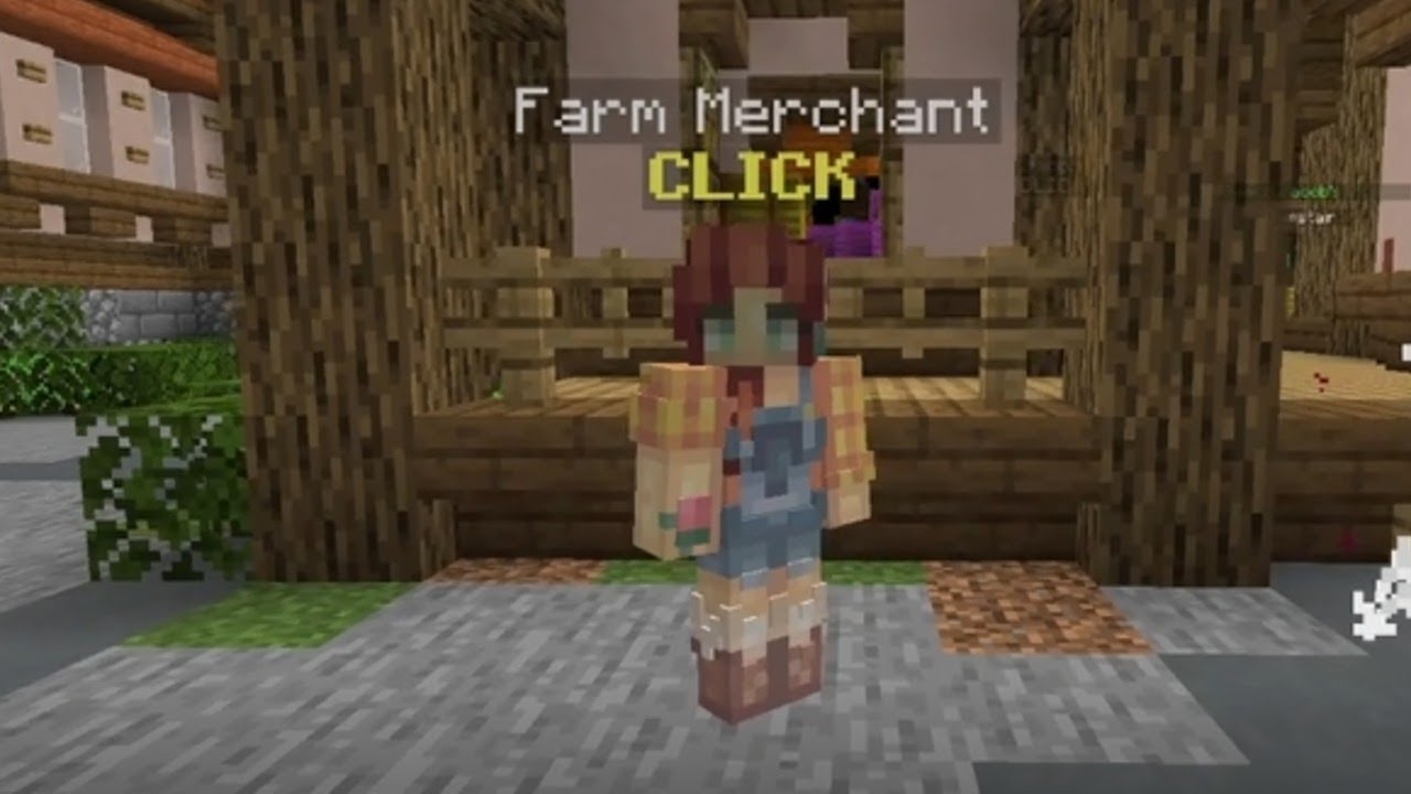 Hypixel Skyblock - Where to Find the Farm Merchant - YouTube