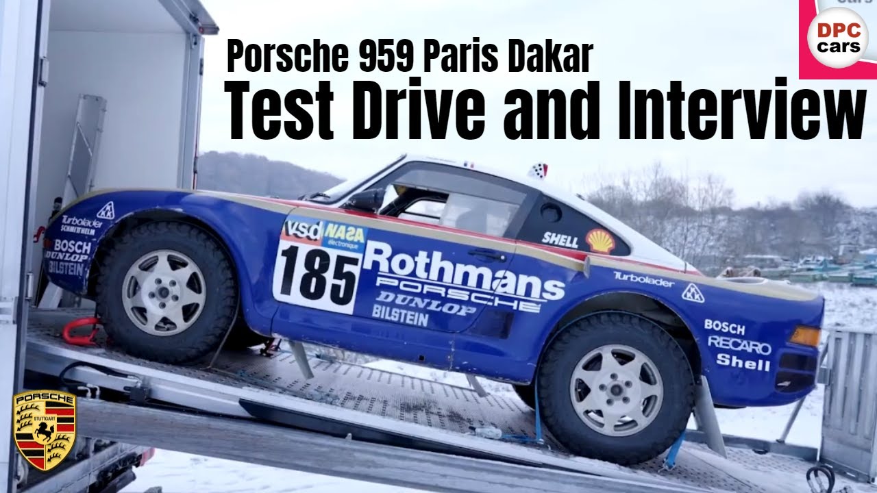 Porsche 959 Paris Dakar Test Drive and Interview With Race Car