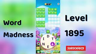 Word Madness Level 1895 Answers 🧠🔥 | All Correct Words Revealed!