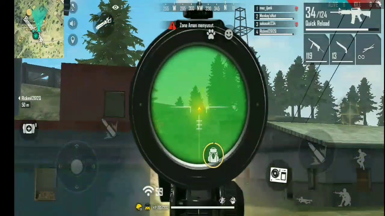 Bermain Free Fire Battleground Auto Knock Spesial Giveaway