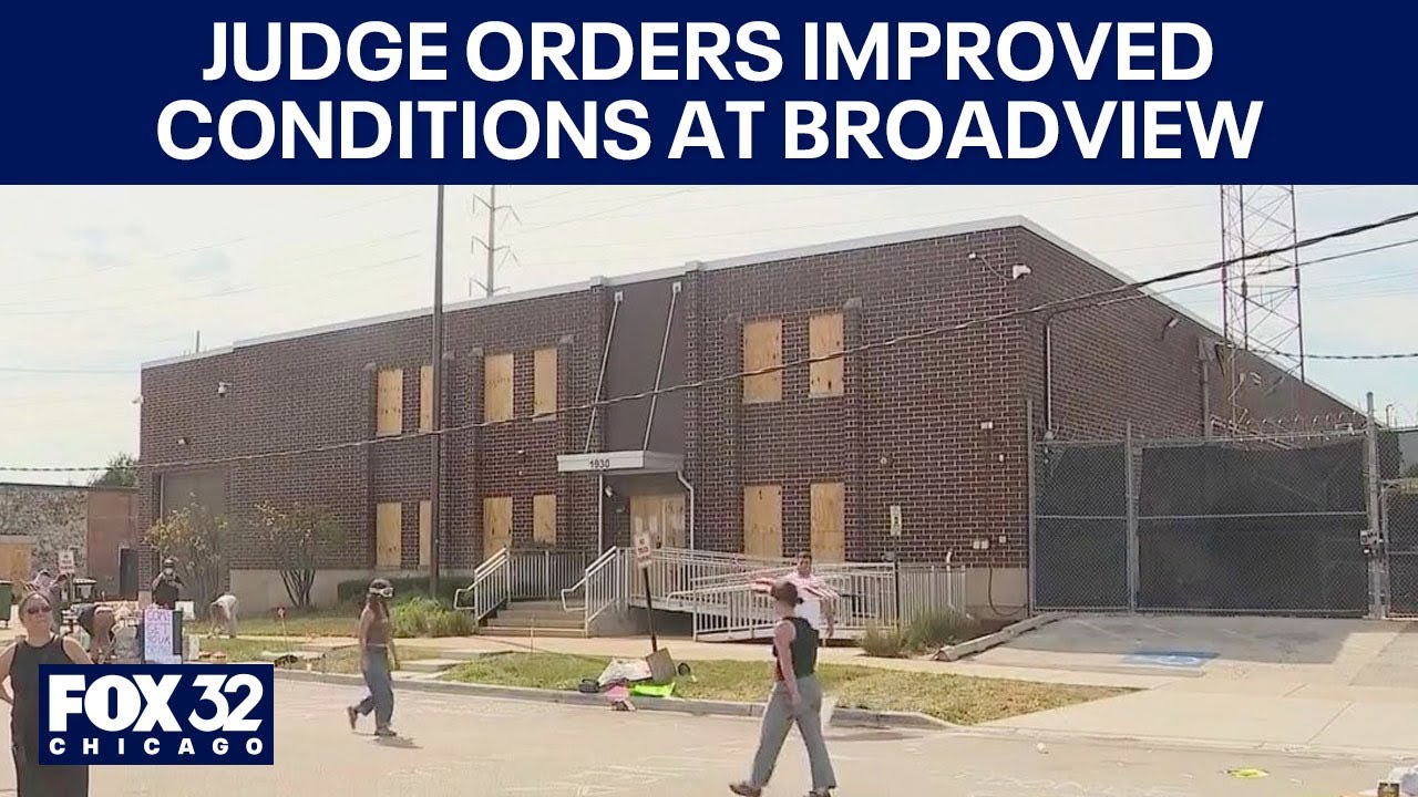 Judge orders improved conditions at Broadview facility - YouTube