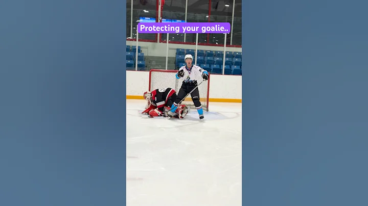 When you touch the goalie…