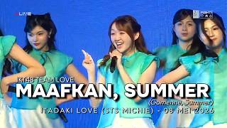 Download lagu JKT48 Team Love - Maafkan, Summer (Gomenne, Summer) | Itadaki Love (STS Michie) - 08 Mei 2026