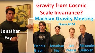 Gravity from Cosmic Scale Invariance