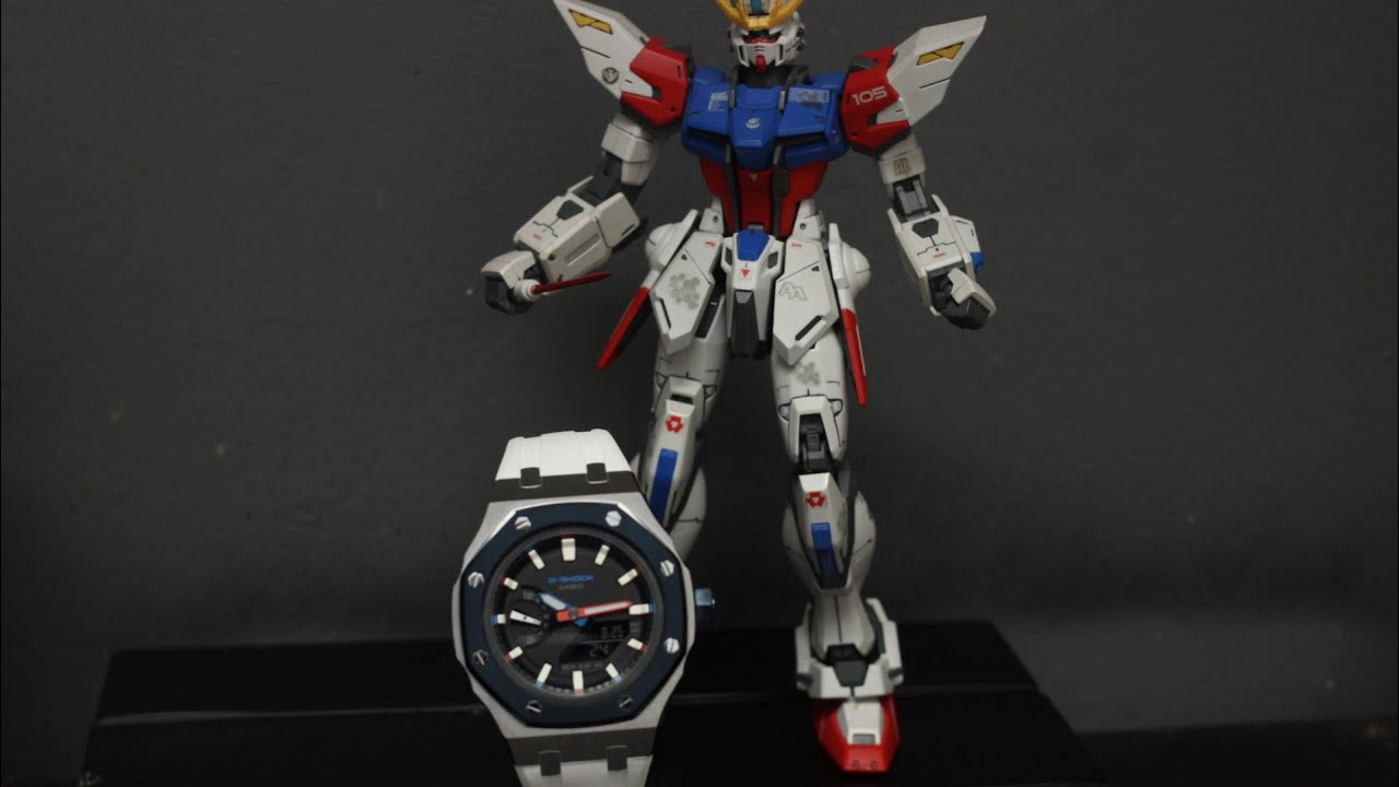 CasiO AP GUNDAM VERSION !! The best mod gshock GA2100 CasiOak - YouTube