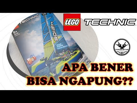 Lepin Technic 20086B Bugatti Chiron Red - Unboxing  & Merakit Lego Technic. 