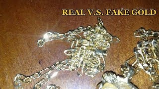 What's better fake gold or real gold Feel test
