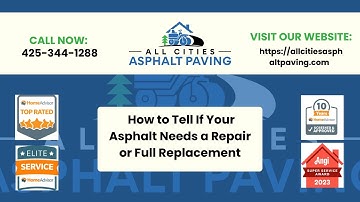 How to Tell If Your Asphalt Needs a Repair or Full Replacement