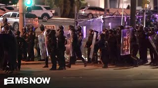 Protesters arrested outside New Jersey ICE facility as police disperse crowds