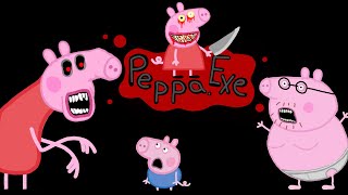 PEPPA EXE Tales : Peppa \& George Play a Game - Peppa Pig Horror